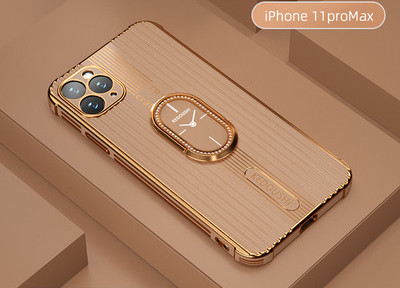 Θήκη σιλικόνης για Iphone με αναλογικό ρολόι στο πίσω μέρος