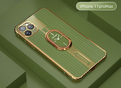 Θήκη σιλικόνης για Iphone με αναλογικό ρολόι στο πίσω μέρος