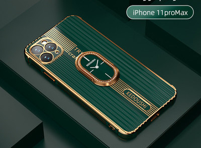 Θήκη σιλικόνης για Iphone με αναλογικό ρολόι στο πίσω μέρος