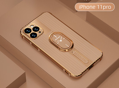 Θήκη σιλικόνης για Iphone με αναλογικό ρολόι στο πίσω μέρος