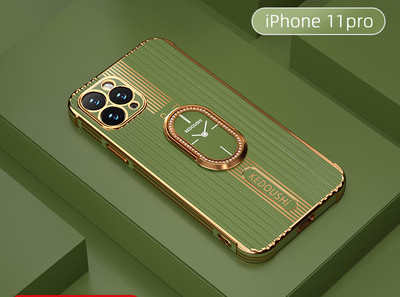 Θήκη σιλικόνης για Iphone με αναλογικό ρολόι στο πίσω μέρος