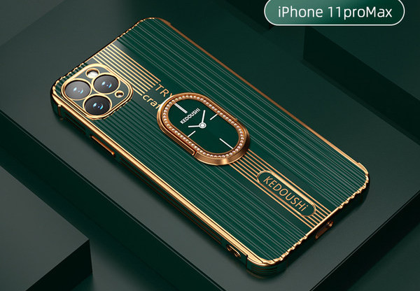 Silikonska maska za Iphone sa analognim satom na poleđini