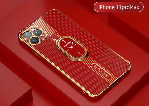 Silikonska maska za Iphone sa analognim satom na poleđini