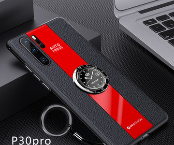 Silikoonist ümbris Huawei P30 ja P30Pro jaoks, mille tagaküljel on analoogkell