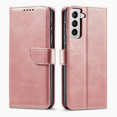 Кожен калъф тип тефтер подходящ за Samsung S21 и S21ultra