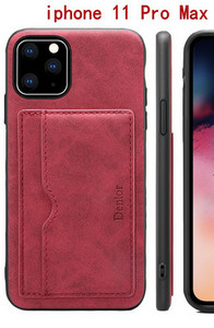 Kunstnahast ümbris, kus on ruumi dokumentide jaoks iphone11 jaoks