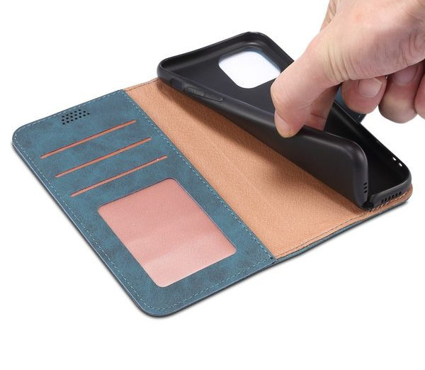 Husa din imitatie din piele pentru iPhone 11 si 11 Pro