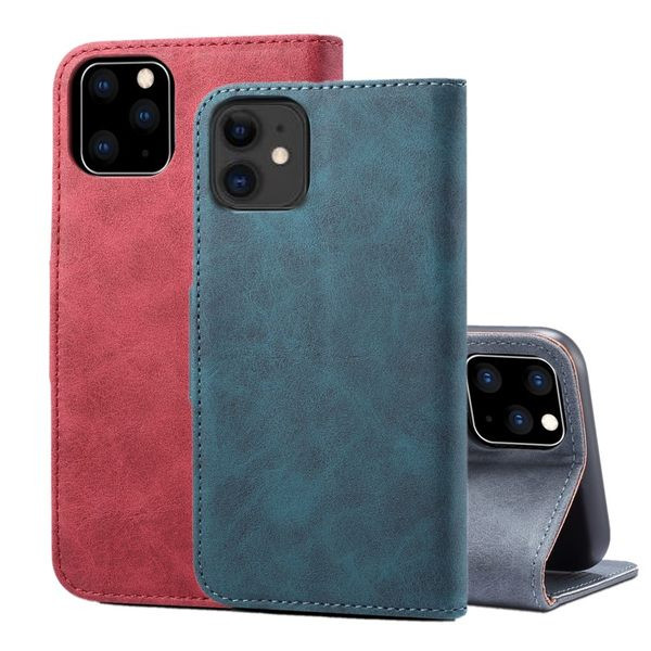 Husa din imitatie din piele pentru iPhone 11 si 11 Pro