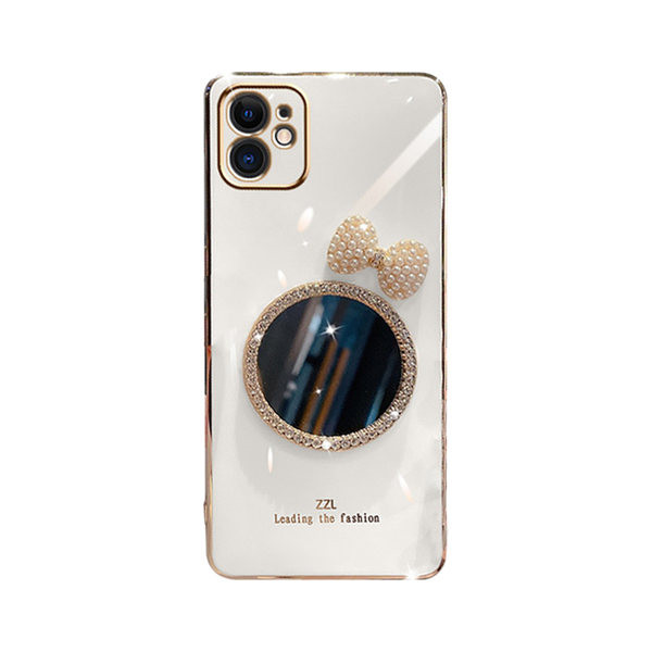 Silikona maciņš priekš iPhone ar dekoratīviem akmeņiem