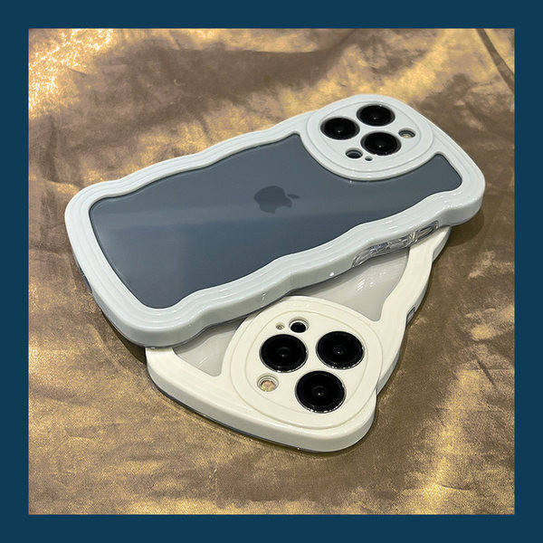 Husa din silicon ondulat pentru iPhone