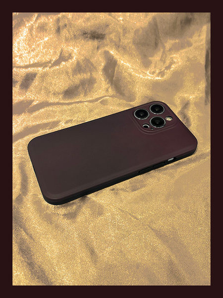 Едноцветен  силиконов калъф за  iPhone