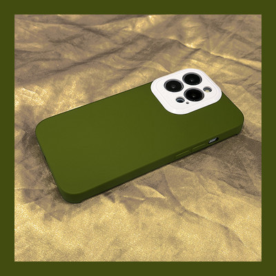 Μονόχρωμη θήκη σιλικόνης για iPhone