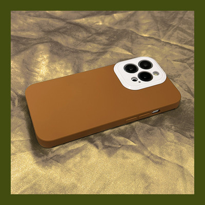 Μονόχρωμη θήκη σιλικόνης για iPhone