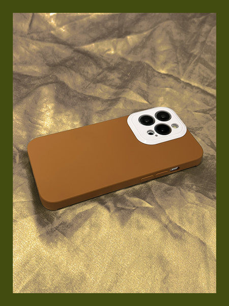 Husa din silicon de culoare solida pentru iPhone