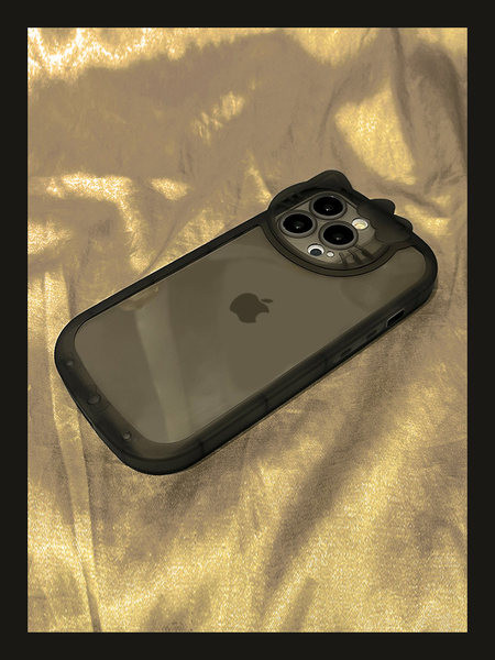 Husa din silicon cu element 3D - iPhone