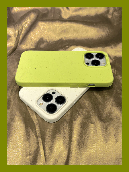 Silikonska maska u bijeloj i žutoj boji pogodna za iPhone