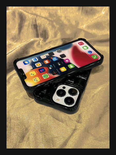 Αντικραδασμική θήκη για iPhone σε μαύρο χρώμα