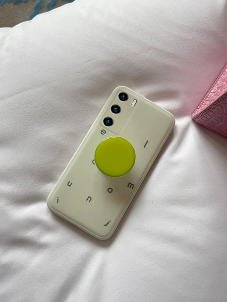 Uus mudel silikoonist ümbris Huawei jaoks valget värvi