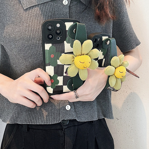 Silikonska maska otporna na udarce za iPhone s 3D dekoracijom