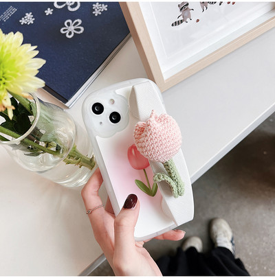 IPhone13 silikoonümbris 3D lillega