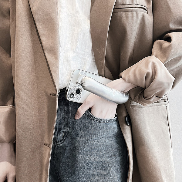 Silikona mobilā telefona maciņš piemērots iPhone