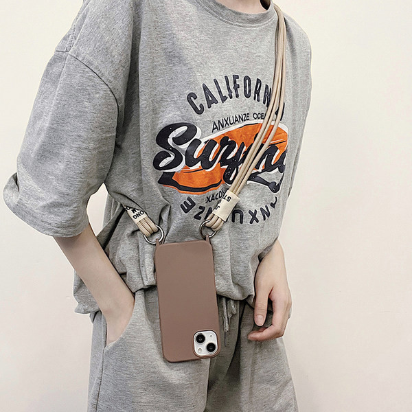 Silikona maciņš priekš iPhone ar garu rokturi