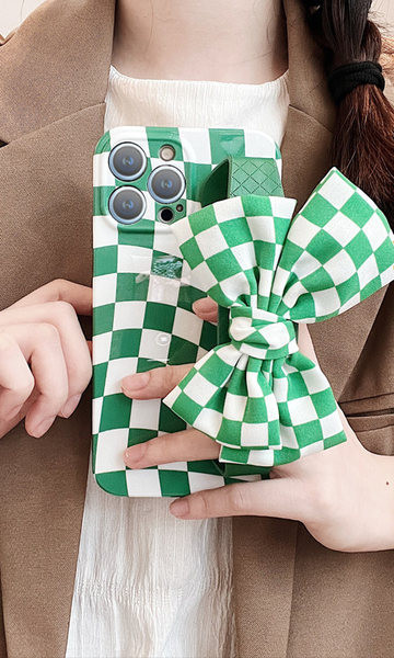 Karirana torbica otporna na udarce s 3D elementom