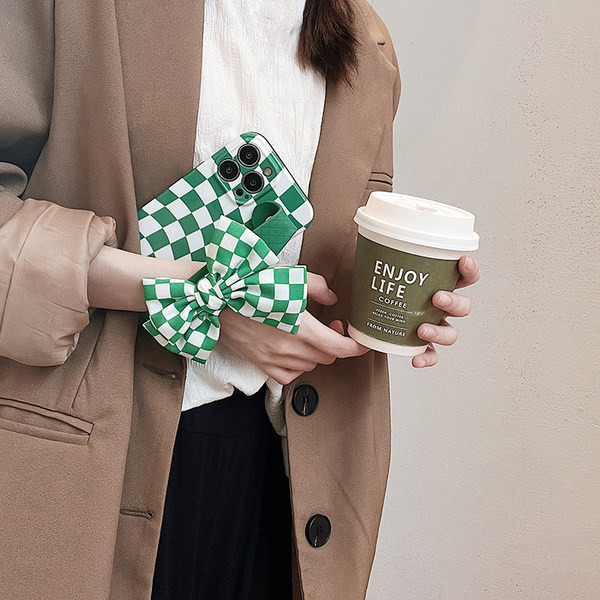 Karirana torbica otporna na udarce s 3D elementom