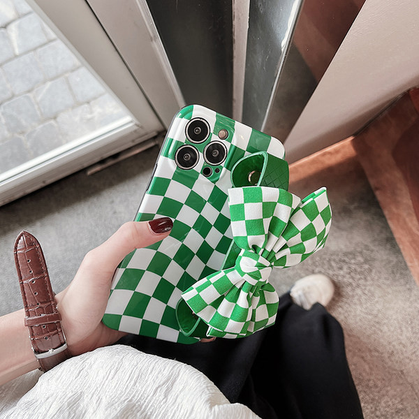 Karirana torbica otporna na udarce s 3D elementom