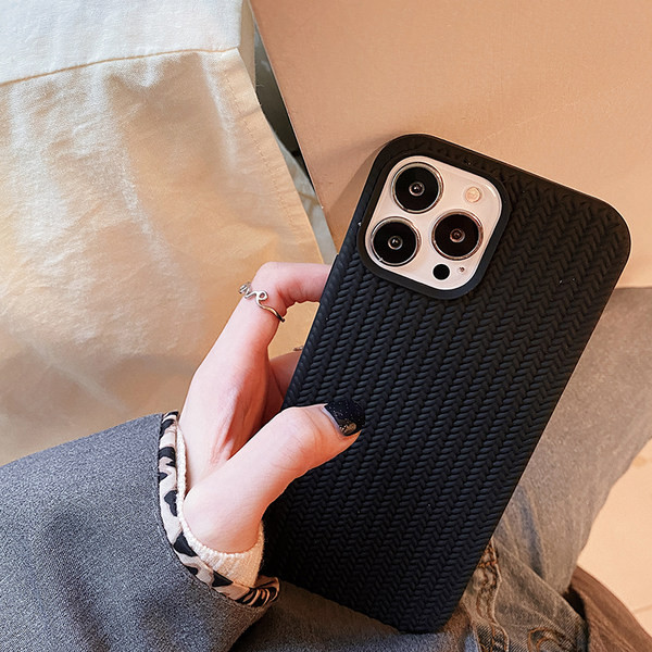 Husa cu relief din silicon pentru iPhone