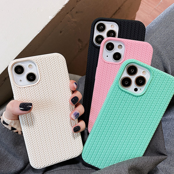 Husa cu relief din silicon pentru iPhone