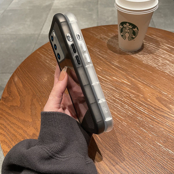 Jednobojna silikonska maska u bijeloj i crnoj boji - pogodna za Huawei