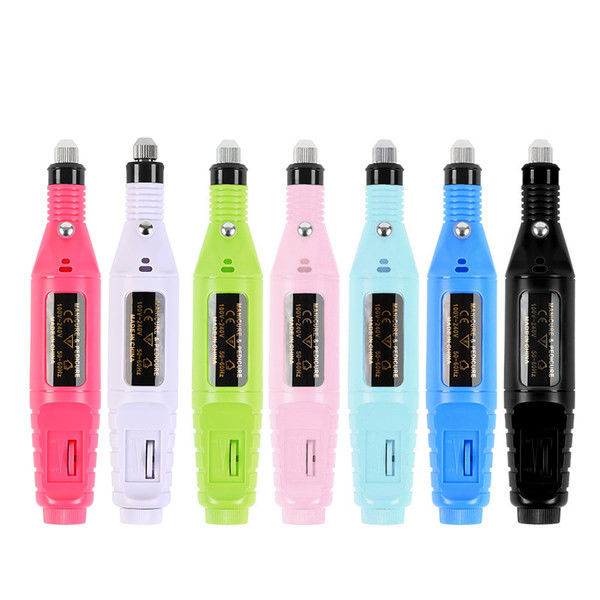 Kompaktna električna turpija za nokte sa 6 nastavaka