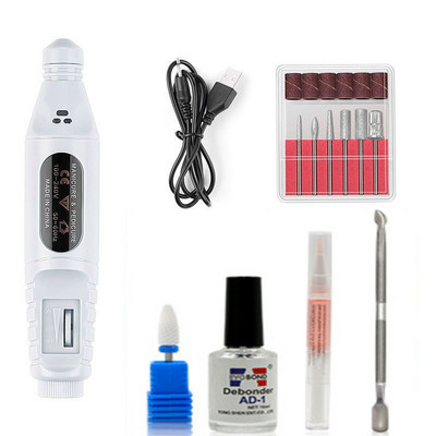 Ηλεκτρική λίμα πλήρης με συνημμένα για μανικιούρ και πεντικιούρ