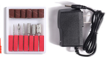 Elektriskā klusā nagu vīle ar vairākiem stiprinājumiem