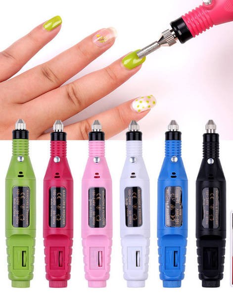 Elektriskā nagu vīle ar stiprinājumiem