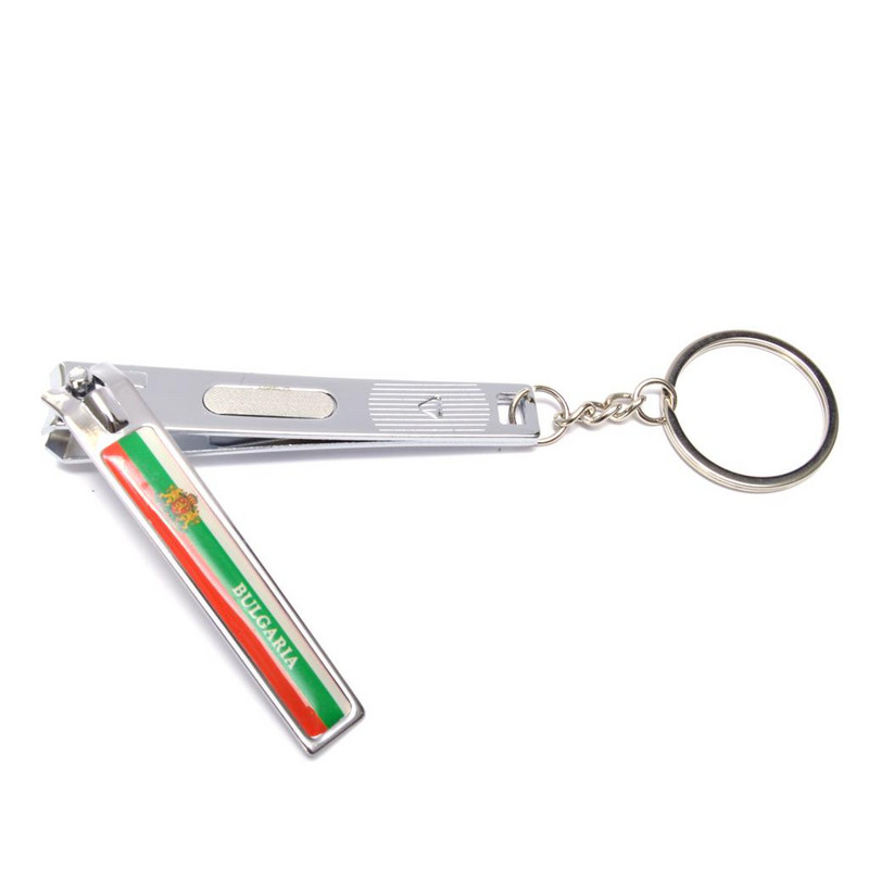 Ключодържател, Нокторезачка, Метален, 8 см