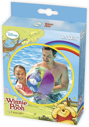 Надуваема топка Intex, Winnie the Pooh, 51 см, Многоцветна