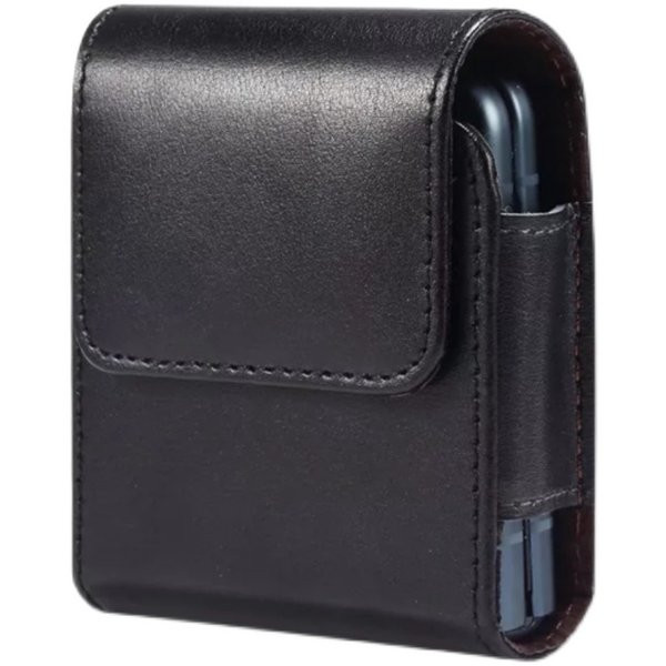 Kunstnahast ümbris Samsung ZFLIP3 ja Huawei P50 taskutelefonile – sobib vöökohale