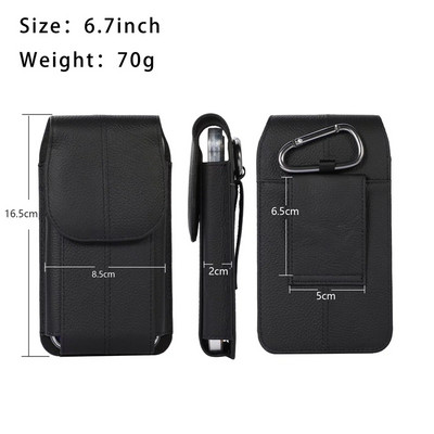 Husa din piele pentru telefon mobil - potrivita pentru talie