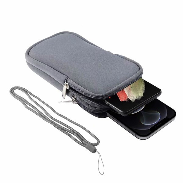 Geanta de talie cu doua compartimente - trei culori