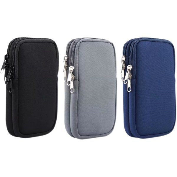 Geanta de talie cu doua compartimente - trei culori