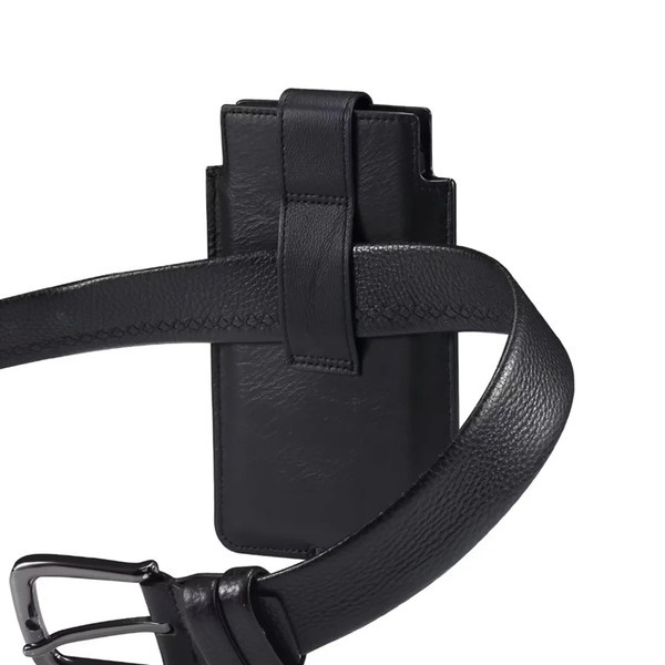 Eko ādas mobilā telefona maciņš viduklim