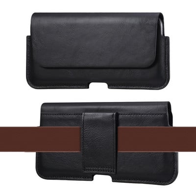 Нов модел кожена чанта за кръста -подходяща за мобилен телефон