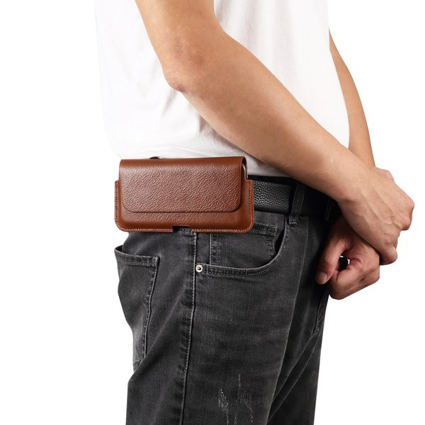 Jauna modeļa ādas jostas soma - piemērota mobilajam telefonam