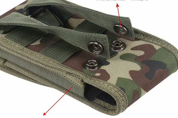 Tekstilna maska za mobitel s kamuflažnim uzorkom - univerzalna