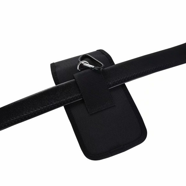 Kahe lahtriga tekstiilist ümbris mobiiltelefonile