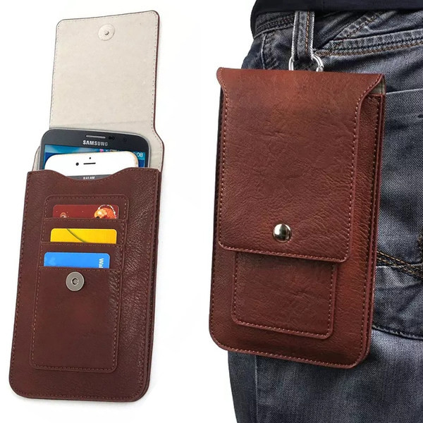 Muška torbica oko struka s pretincem za dokumente