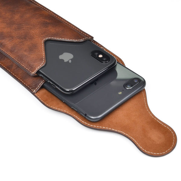 Vīriešu eko ādas maciņš piekarināšanai jostasvietā