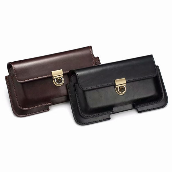 Нов модел малка кожена чанта за кръста